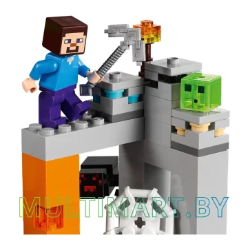 Конструктор LEGO Minecraft 21166 Заброшенная шахта картинка 7